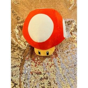 Nintendo Super Mario Plush Red Power Up Mushroom 5" Stuffed Animal  P1